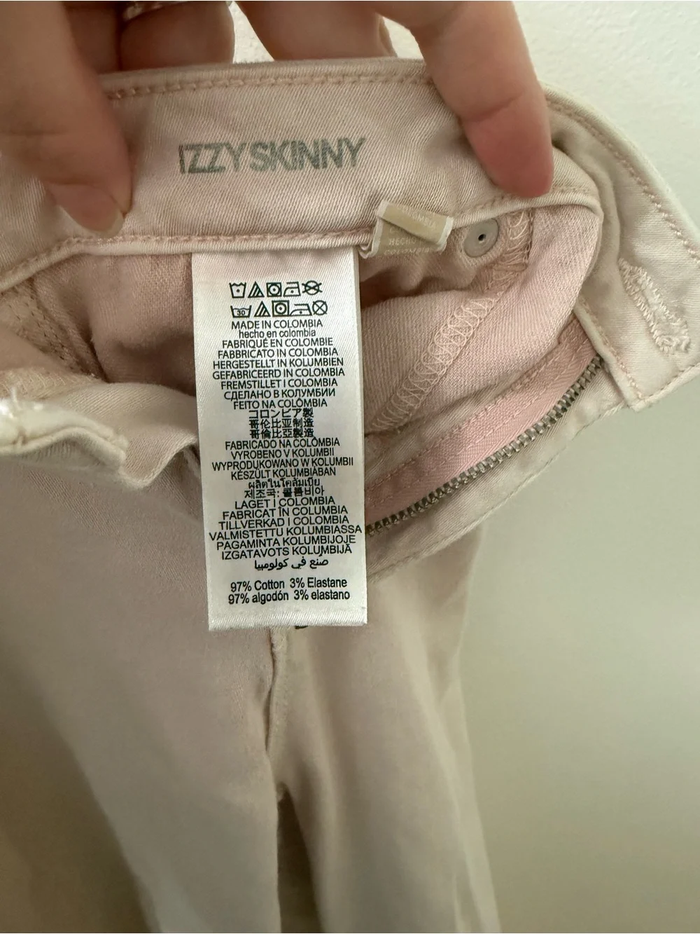 Michael Kors Women's Pale Blush Skinny Jeans